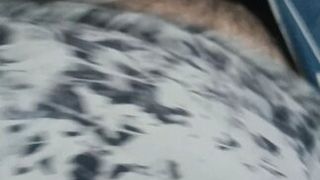 Closeup Fuck & footjob caught in